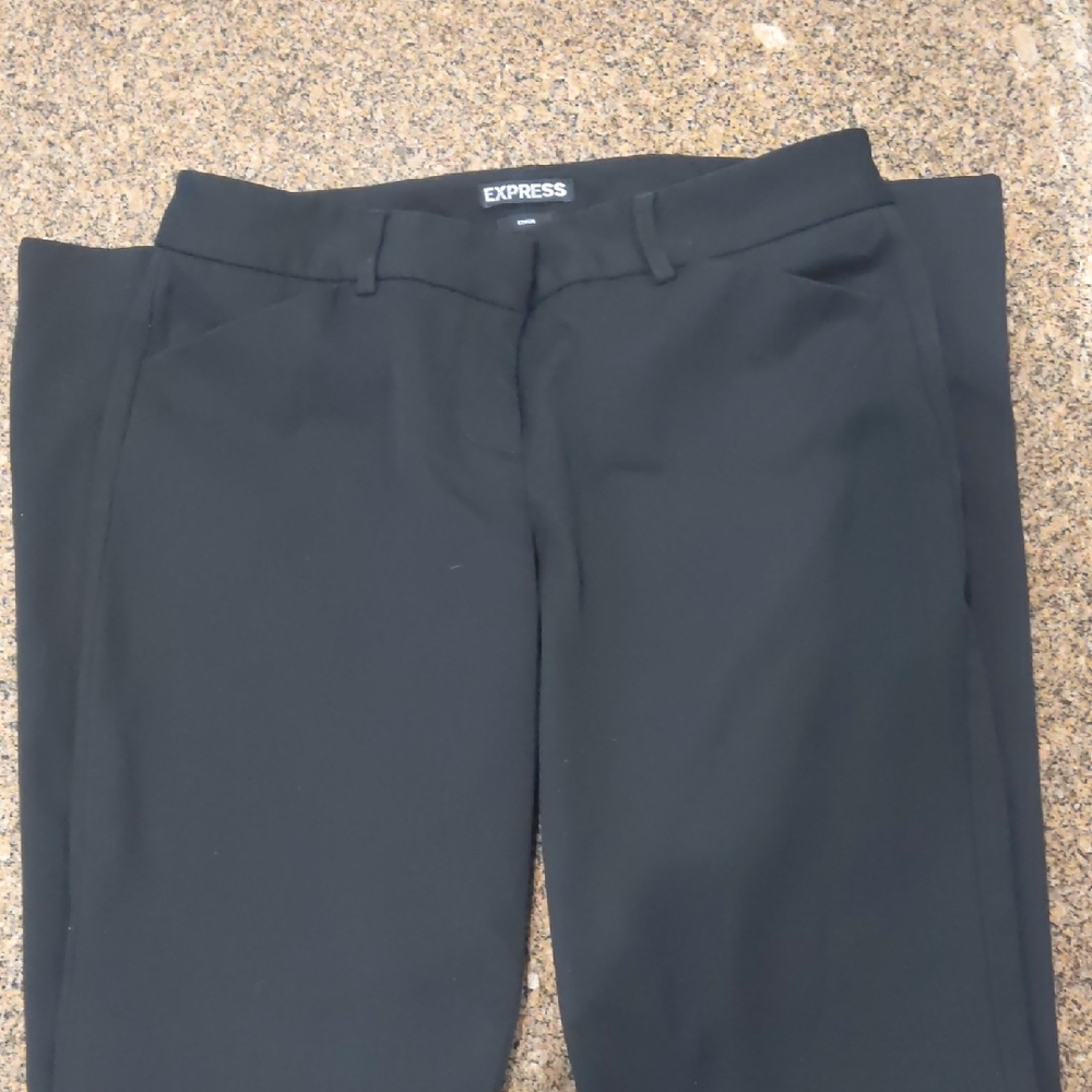 Express Classic Black Trousers
